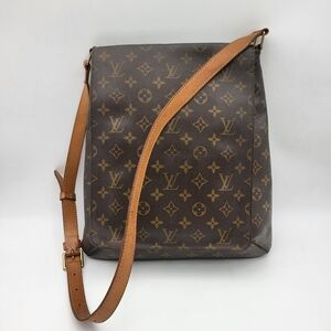 LOUIS VUITTON Monogram Musette Salsa GM Shoulder Crossbody Bag, Authentic..